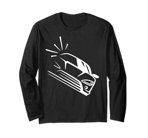 Handgezeichnetes Auto, lustiges Unisex-Design für Männer und Frauen Langarmshirt Handgezeichnetes Auto, lustiges Unisex-Design für Männer und Frauen Langarmshirt von Hand Drawn Car Funny Unisex Design Men Women Tee
