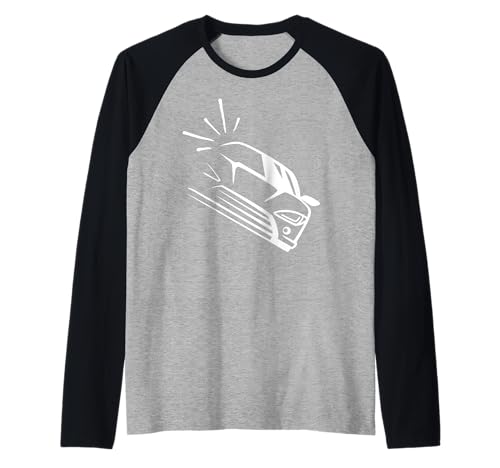 Handgezeichnetes Auto, lustiges Unisex-Design für Männer und Frauen Raglan Handgezeichnetes Auto, lustiges Unisex-Design für Männer und Frauen Raglan von Hand Drawn Car Funny Unisex Design Men Women Tee