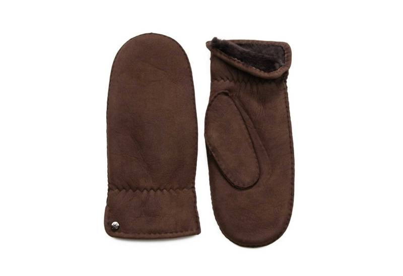 Hand Gewand by Weikert Lederhandschuhe LILLY - Sportliche Fäustlinge aus spanischem Merino-Lammfell von Hand Gewand by Weikert