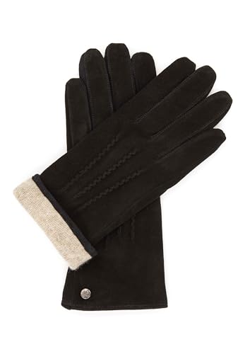 Hand Gewand by Weikert LEYLA – Damen Lederhandschuhe in Lamm-Velourleder mit warmer Kaschmir-Wolle Fütterung; gefütterte Damenhandschuhe, Wildleder, Winter von Hand Gewand by Weikert