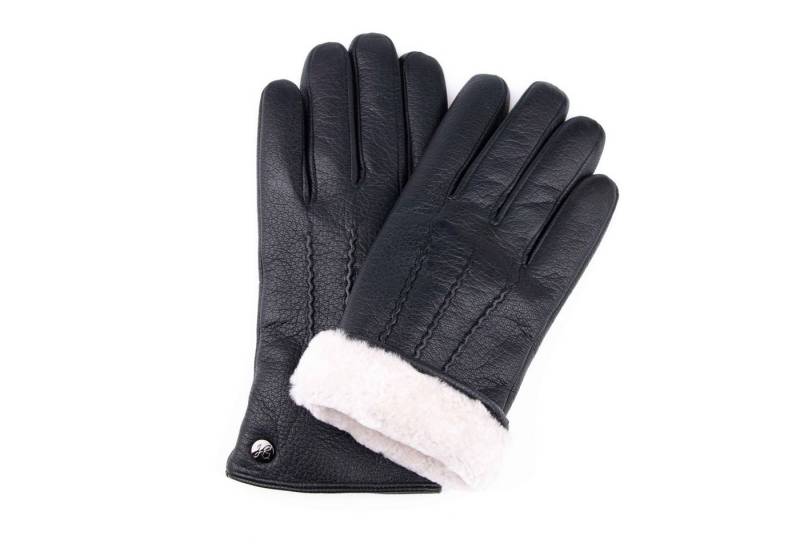 Hand Gewand by Weikert Lederhandschuhe CHUCK-Ziegenleder Handschuhe mit Lammfell Futter-Touchscreenfähig von Hand Gewand by Weikert