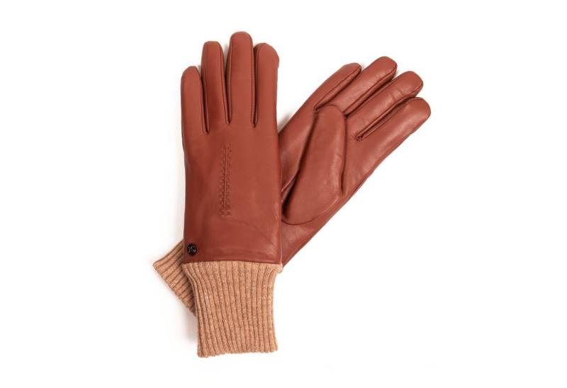 Hand Gewand by Weikert Lederhandschuhe MILOU - Lammlederhandschuh + Lammfellfütterung + Touchscreenfunktion von Hand Gewand by Weikert
