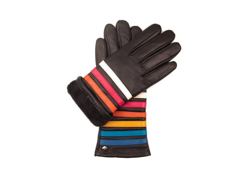 Hand Gewand by Weikert Lederhandschuhe Ms PRIDE - Hochwertige Damen Lederhandschuhe gefüttert, Touchscreen von Hand Gewand by Weikert