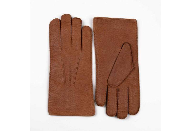 Hand Gewand by Weikert Lederhandschuhe SIR HELMUT- Peccary Lederhandschuhe mit Alpaka gefüttert von Hand Gewand by Weikert