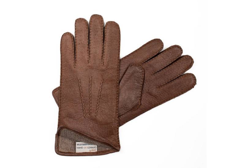 Hand Gewand by Weikert Lederhandschuhe SIR HELMUT- Peccary Lederhandschuhe mit Alpaka gefüttert Hand Gewand by Weikert Lederhandschuhe SIR HELMUT- Peccary Lederhandschuhe mit Alpaka gefüttert von Hand Gewand by Weikert