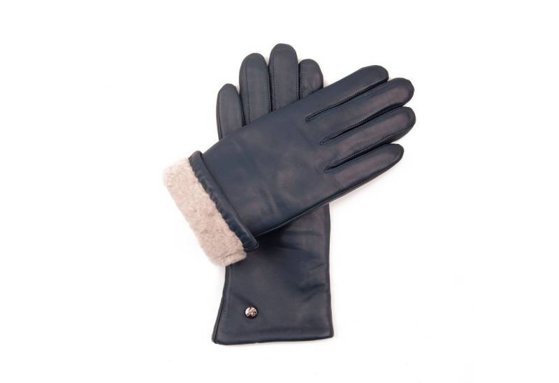 Hand Gewand by Weikert Lederhandschuhe TRAUDL - Lammnappaleder mit Merino-Lammfell Futter - touchscreenfähig von Hand Gewand by Weikert