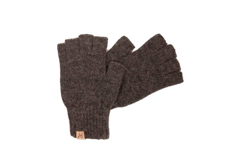Hand Gewand by Weikert Strickhandschuhe MARIE - Halbfinger Strickhandschuhe mit Strickbund am Puls, fingerlos von Hand Gewand by Weikert
