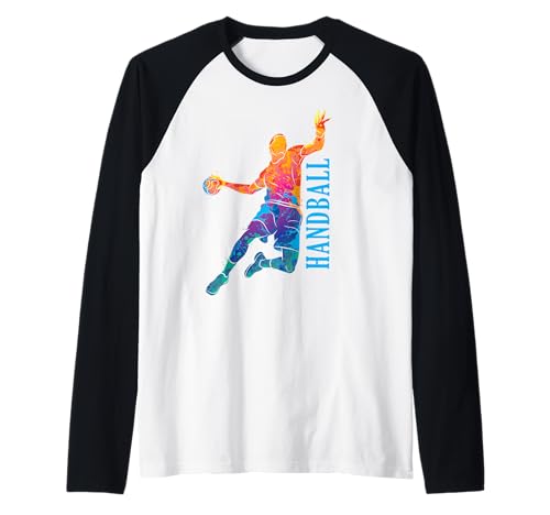 Handballspieler, Handballer, Frankreich, Kinder, Jungen, lustig Raglan Handballspieler, Handballer, Frankreich, Kinder, Jungen, lustig Raglan von Hand handball Handballeur Joueur de hand humour