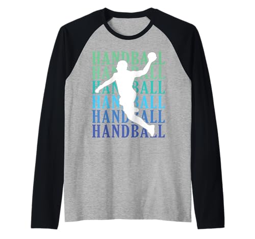 Handballspieler, Handballer, Frankreich, Kinder, Jungen, lustig Raglan Handballspieler, Handballer, Frankreich, Kinder, Jungen, lustig Raglan von Hand handball Handballeur Joueur de hand humour