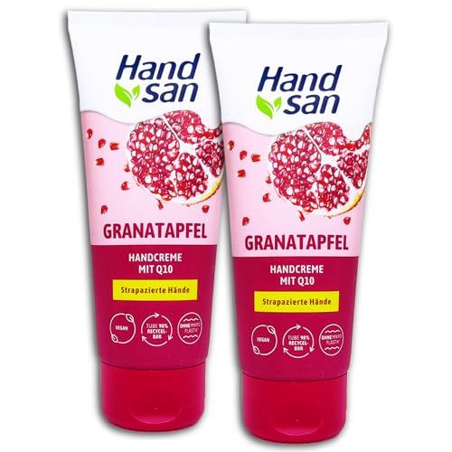 2er Pack Handsan Handcreme Q10 Granatapfel 2x 90 ml 2er Pack Handsan Handcreme Q10 Granatapfel 2x 90 ml von Hand san
