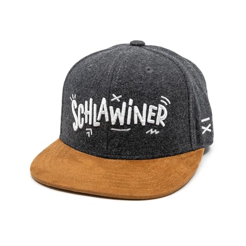 Hand und Feuer Snapback Cap Kinder Schlawiner Dunkelgrau Filz One Size von Hand und Feuer