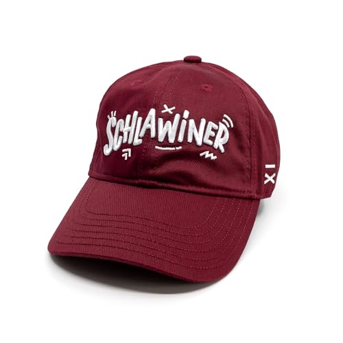 Hand und Feuer Strapback Cap Kinder Schlawiner Weinrot Twill L von Hand und Feuer