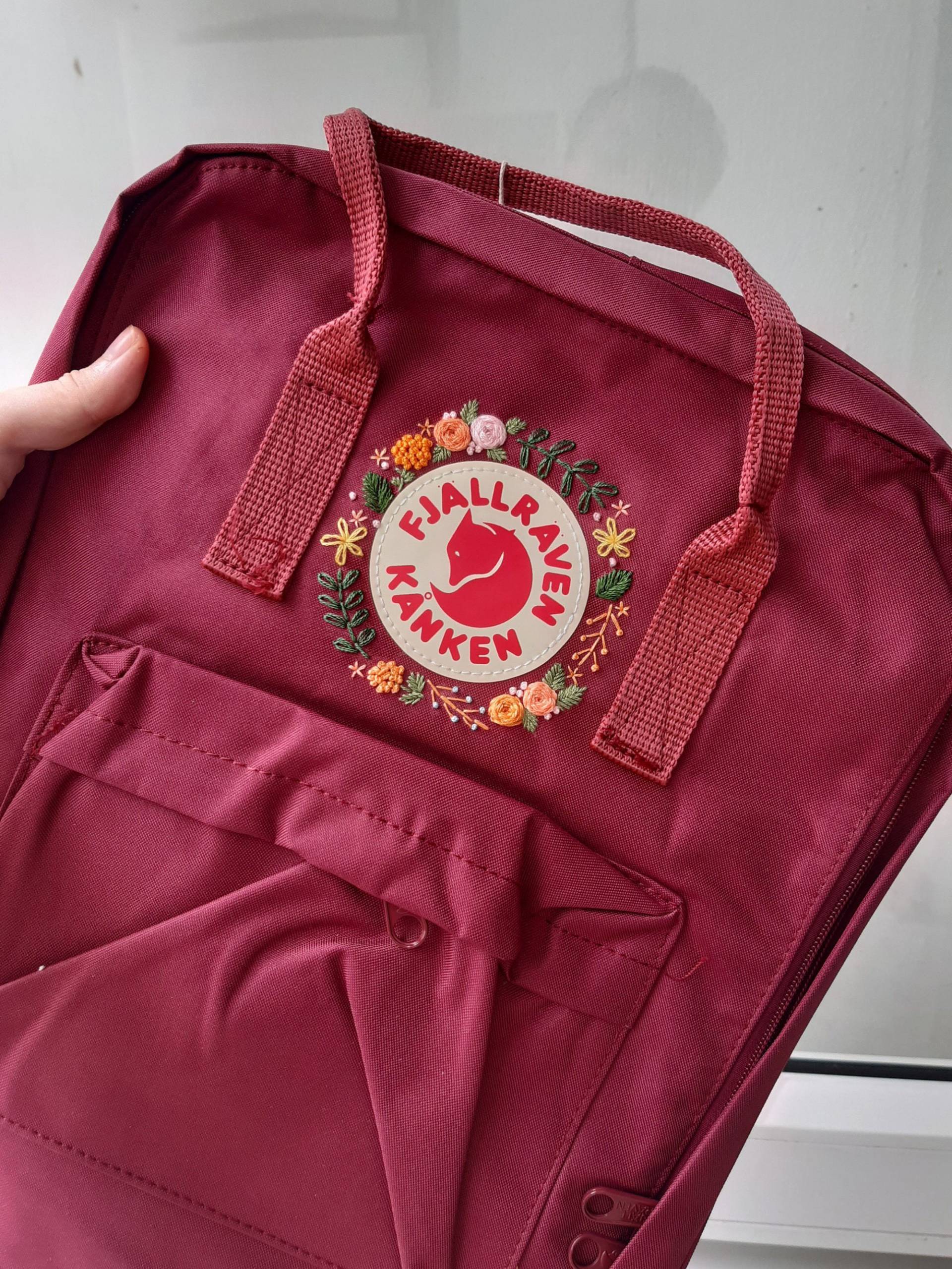 Bestickter Kanken Rucksack/Fjallraven Gestickter Aufnäher/Fjallraven Embroidery Rucksack/Embroidered Rucksack von HandBagCustom