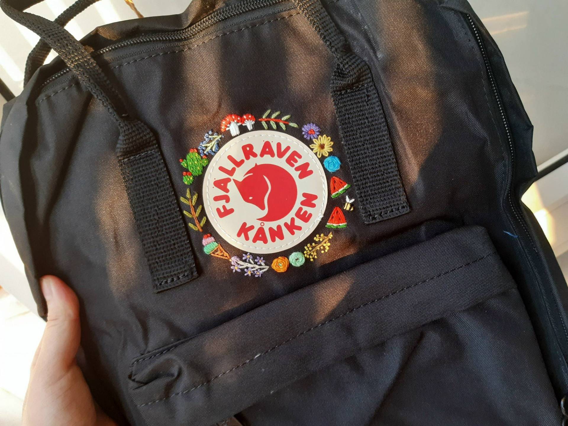 Kanken Embroidery Pattern - Fjällräven Gestickter Aufnäher Backpack Bestickter Rucksack von HandBagCustom