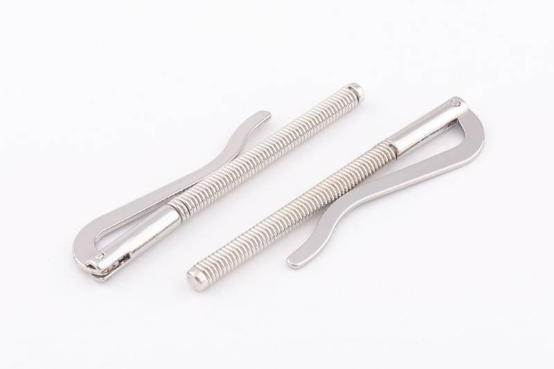 2 Stück Feder-Geld-Clip 80mm Geldbörse Hardware Geld Clips Leder Brieftasche Accessoire Für Clip Portemonnaie Geschenk Ihn von HandCraftCP