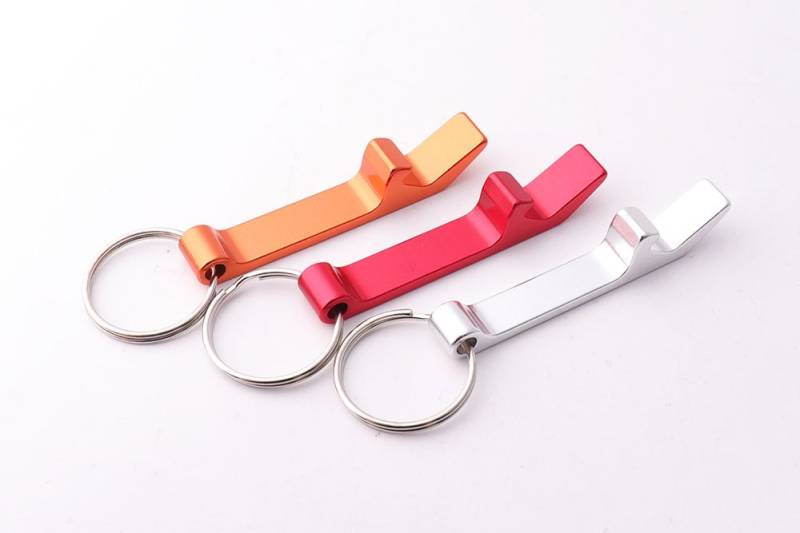 2 Stück Flasche Flaschenöffner Schlüsselanhänger Metall Erkenntnisse Ringe Split Geschenk Für Ihn von HandCraftCP