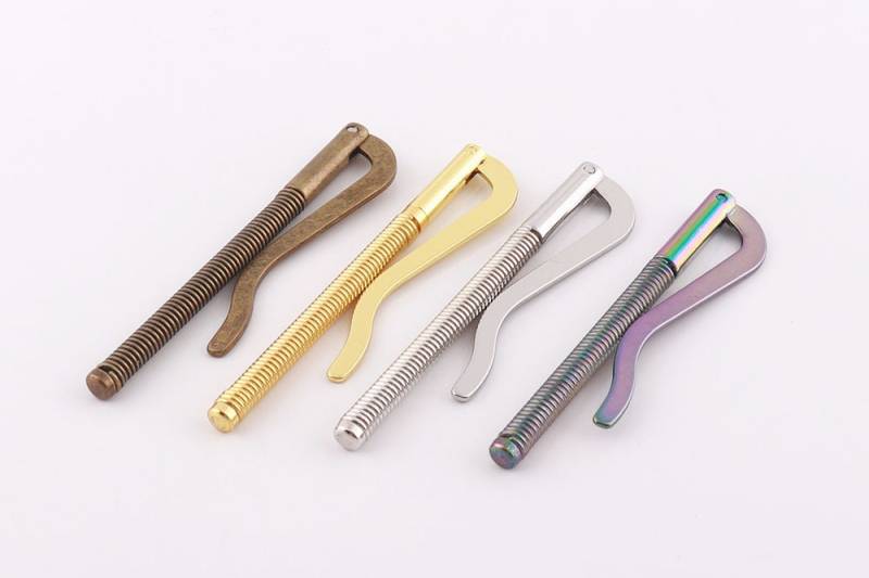 2 Stück Frühling Geld-Clip Für Portemonnaie Geld Clips Geldbörse Hardware Leder Brieftasche Moneyclip Machen von HandCraftCP