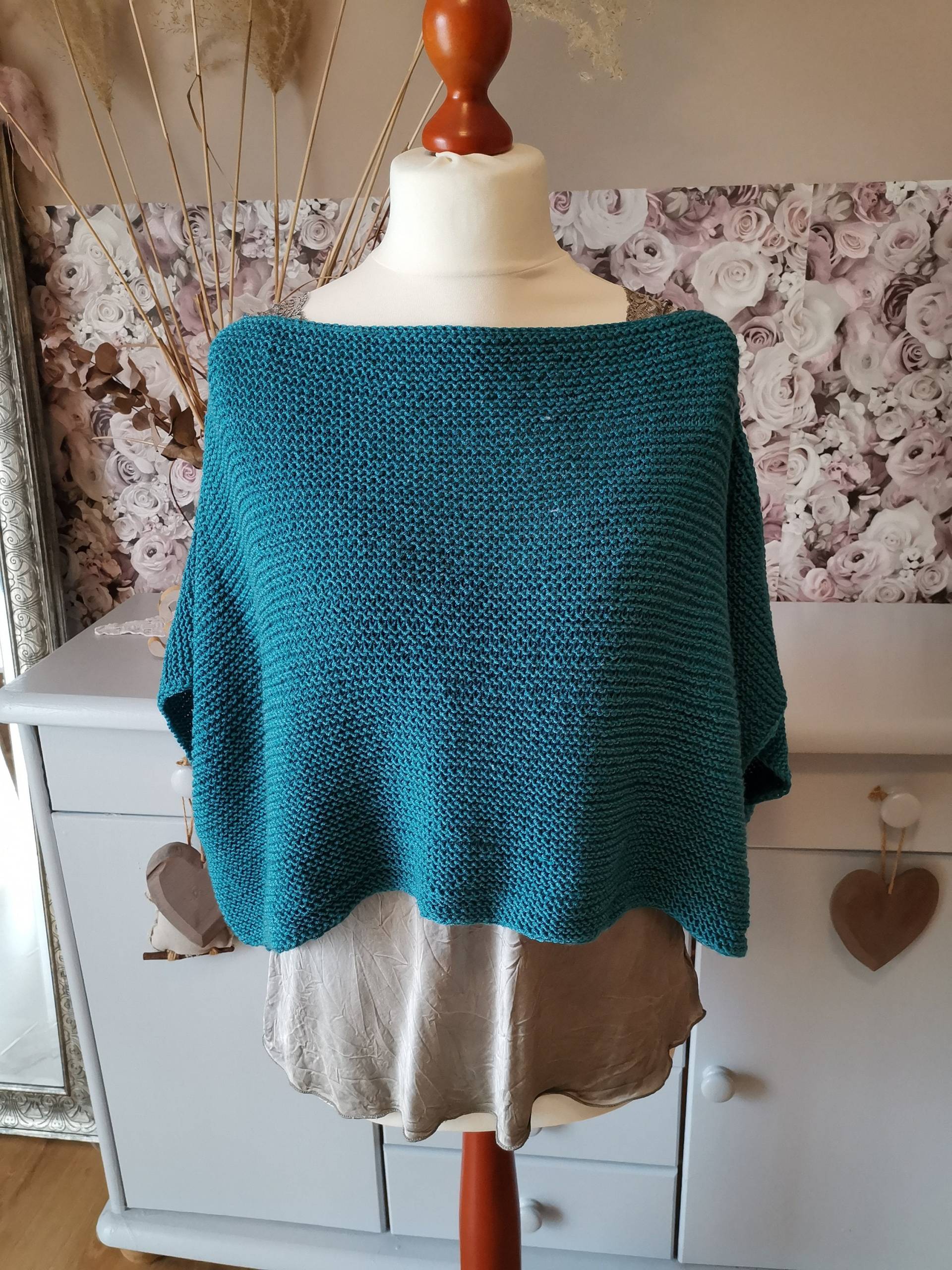 Kurzpullover, Poncho, Gestrickt, Crop Kurzpullover, Poncho, Gestrickt, Crop von HandGemachtShop