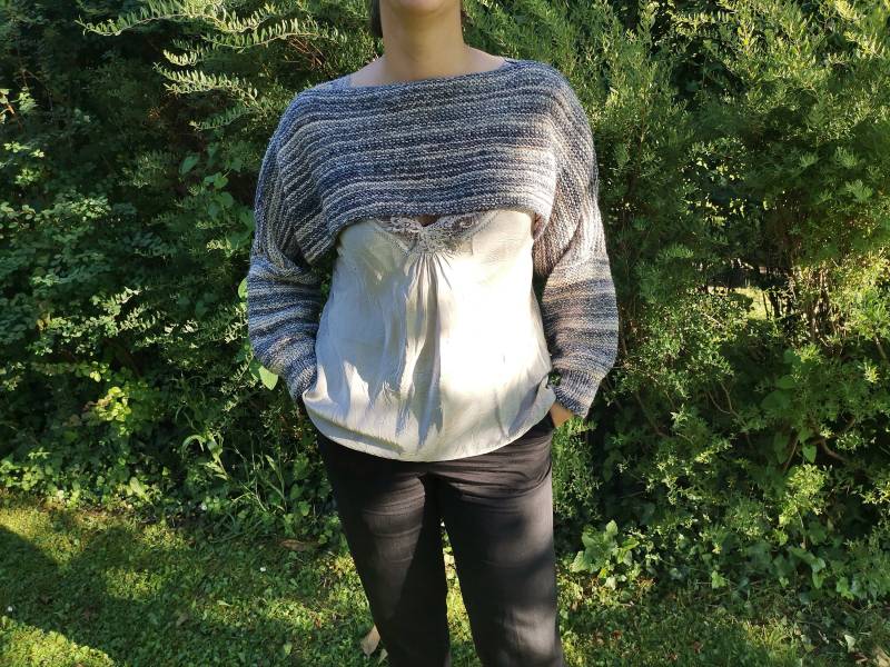 Kurzpullover, Poncho, Gestrickt, Crop Kurzpullover, Poncho, Gestrickt, Crop von HandGemachtShop