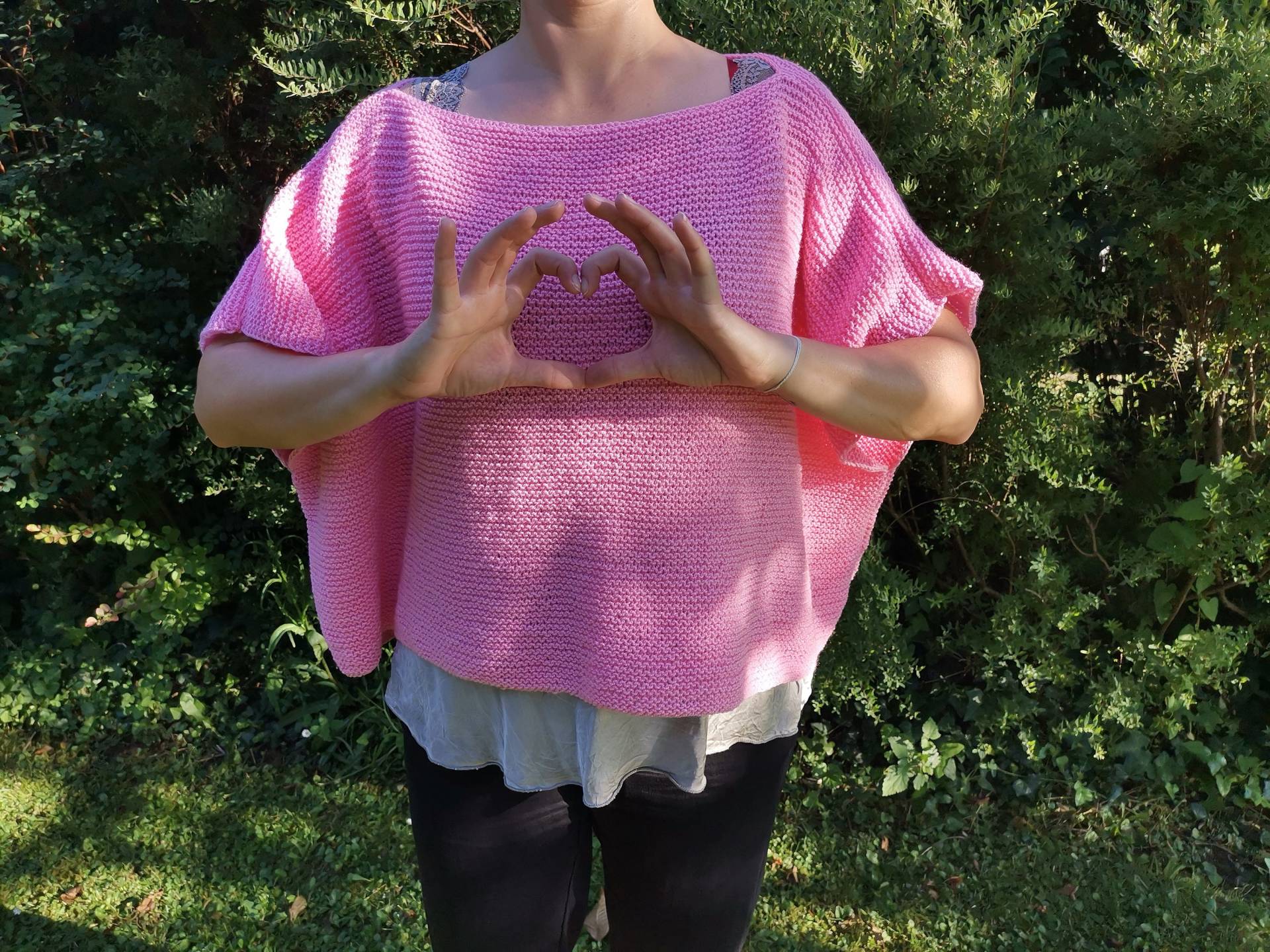 Kurzpullover, Poncho, Handgestrickt , Crop Kurzpullover, Poncho, Handgestrickt , Crop von HandGemachtShop