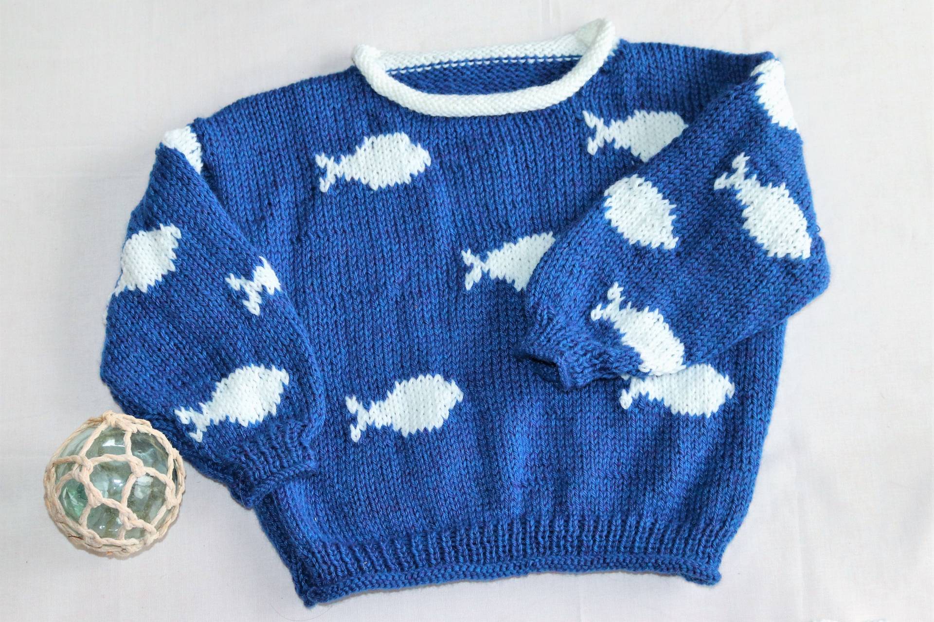 Fisch-Pullover von HandKnitbyLiz