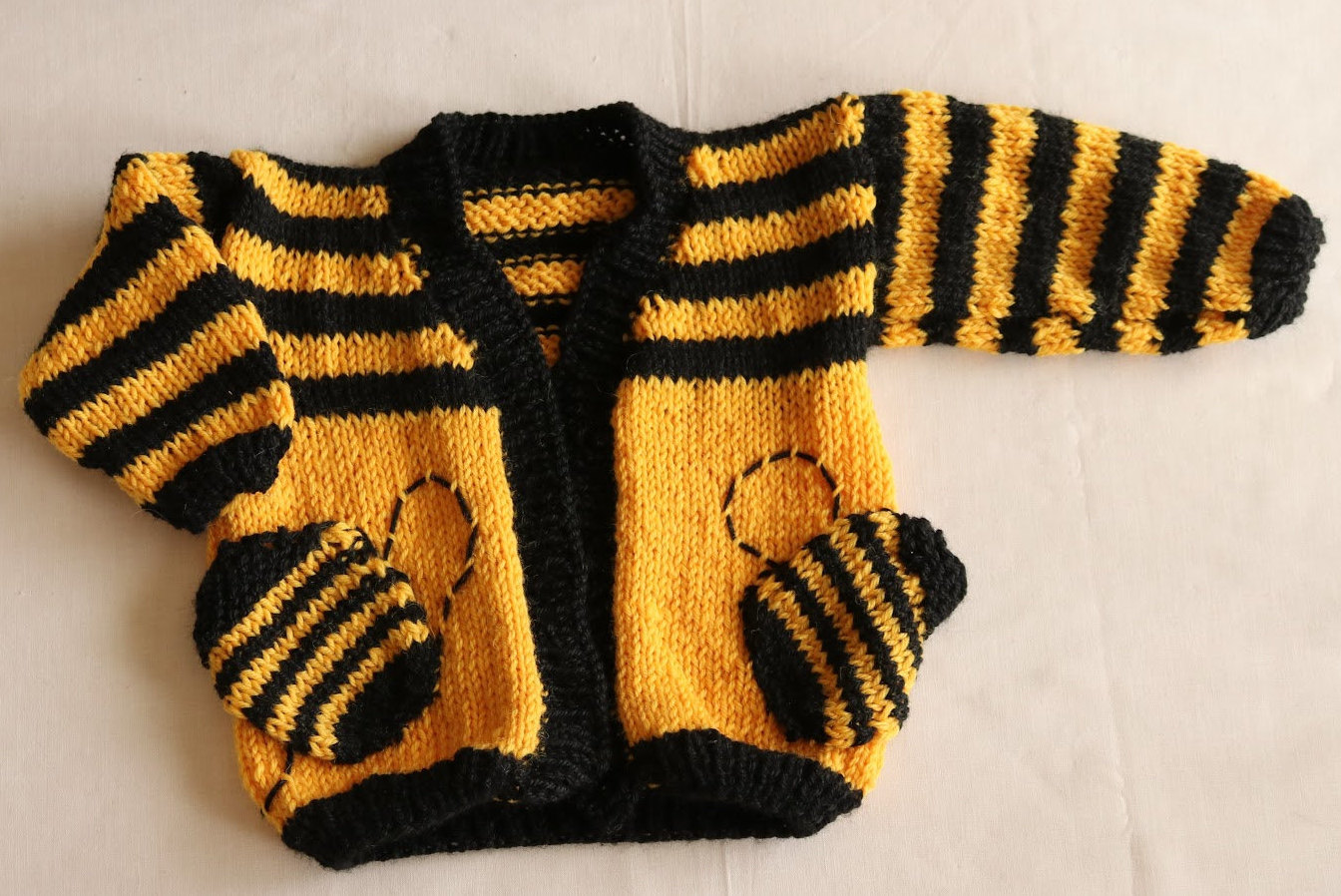 Hummel-Pullover von HandKnitbyLiz