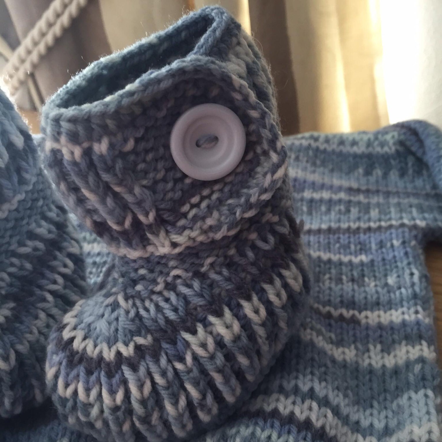 Handgestrickte Babystiefel von HandKnitting4Sale