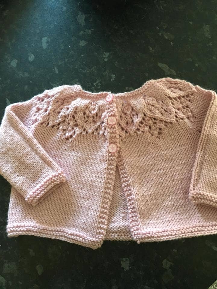 Wunderschöne 4-Lagig Handgestrickter Cardigan von HandKnitting4Sale