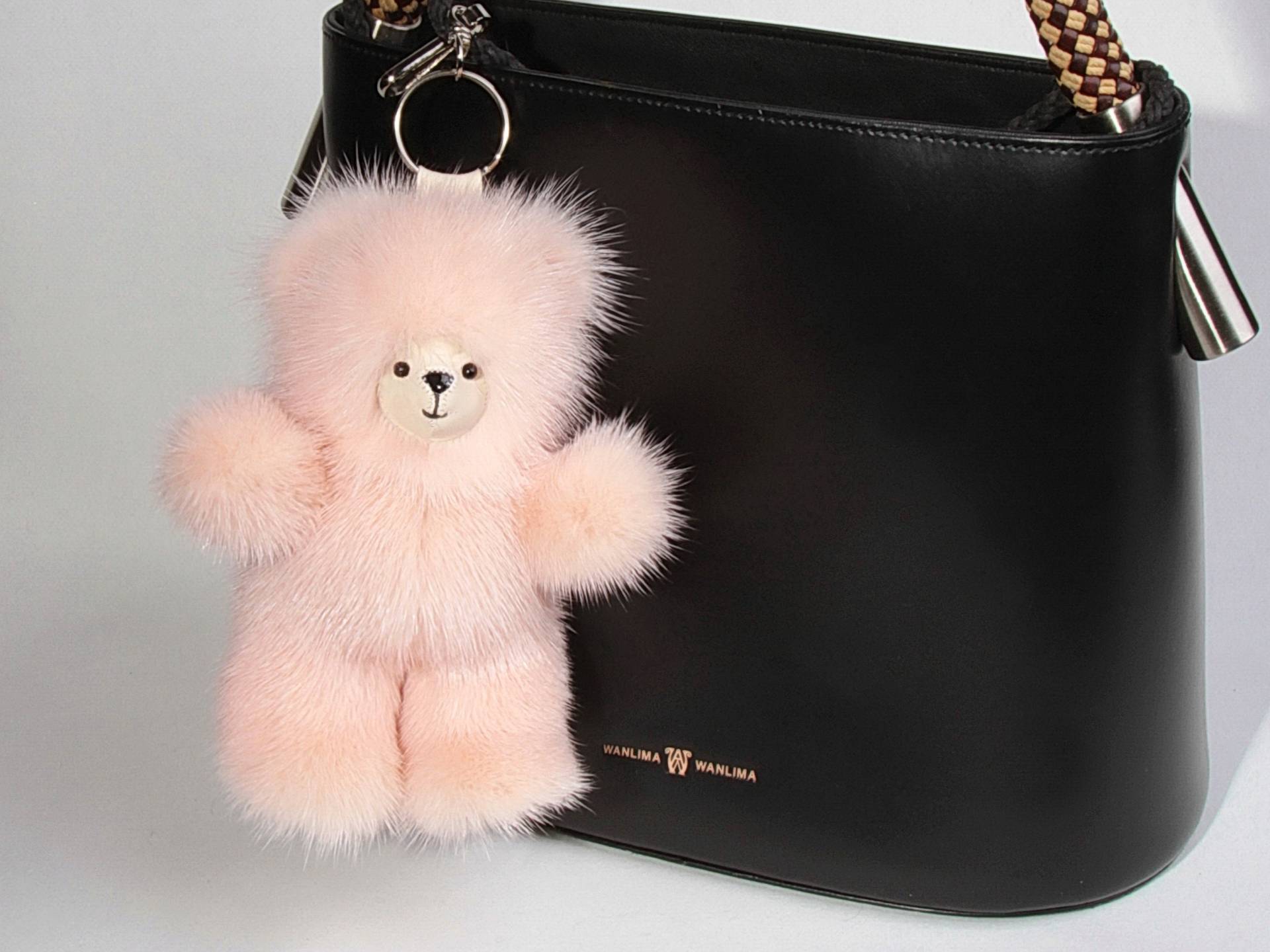 Blass Pfirsich Bär Pelz Anhänger, Echter Nerz, Winter Accessoire Für Ihre Handtasche, Perfektes Geschenk Sie, Natürliche Nerz Flauschige Blass Pfirsich Bär Pelz Anhänger, Echter Nerz, Winter Accessoire Für Ihre Handtasche, Perfektes Geschenk Sie, Natürliche Nerz Flauschige von HandMadeFurU