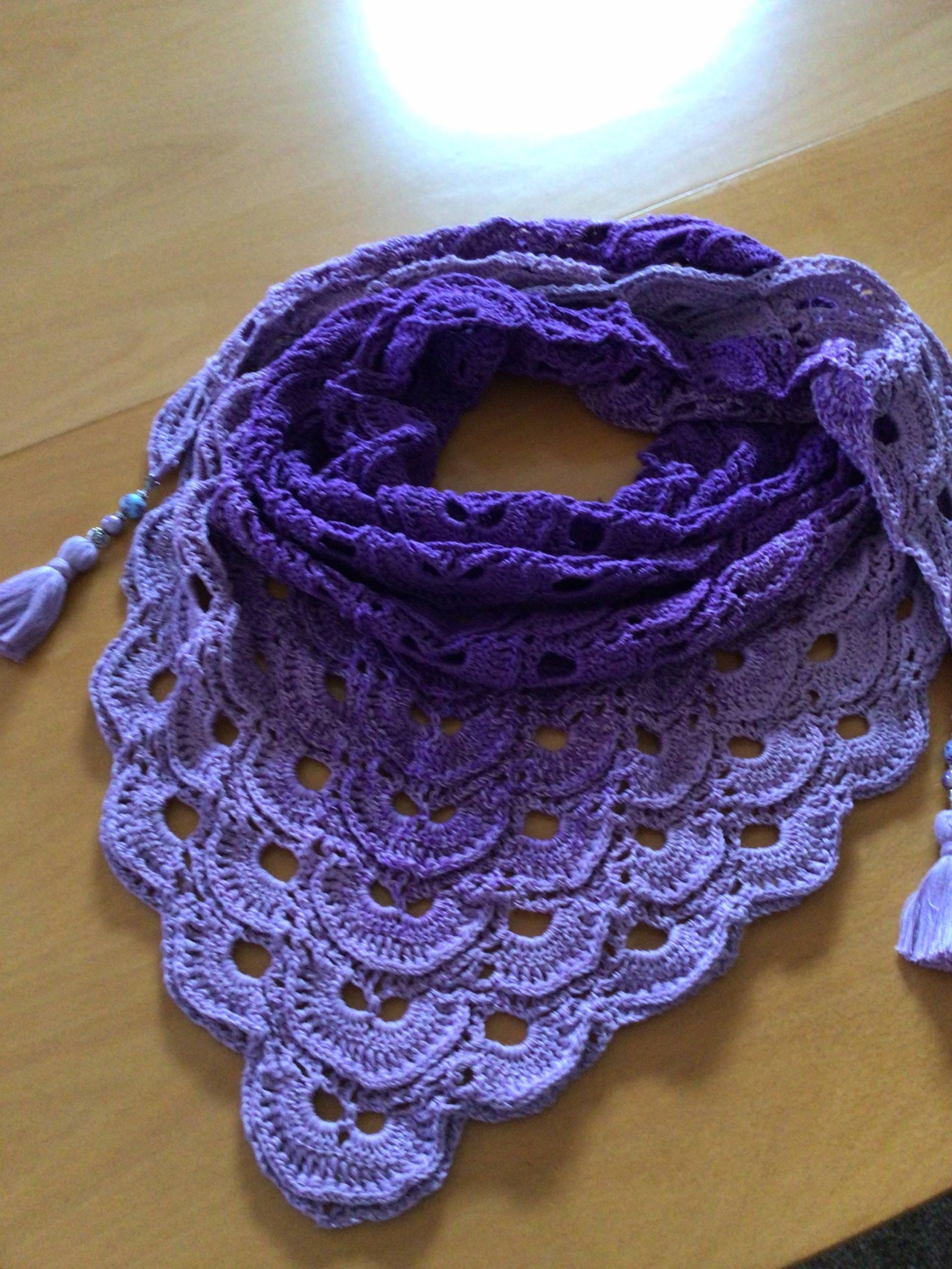 Dreieckstuch, Schultertuch, Lacetuch, Sommertuch, Stola, Geschenkidee, Häkelschal von HandMadeTraumbyKatja