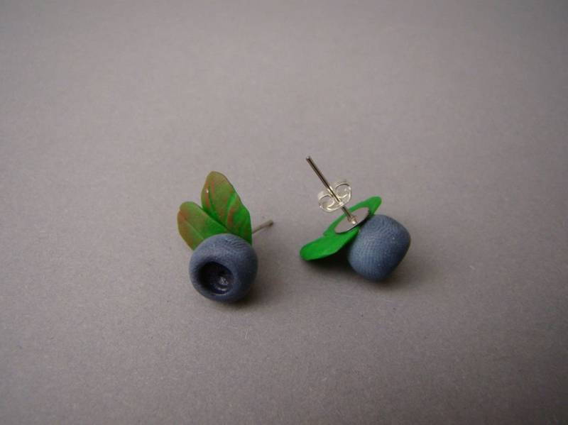 Blaubeere Ohrringe Wald Beeren Fimo Schmuck Kleine Geschenk Für Frauen-Geschenk Sie Einzigartige Blaubeere Ohrringe Wald Beeren Fimo Schmuck Kleine Geschenk Für Frauen-Geschenk Sie Einzigartige von HandStudioUA