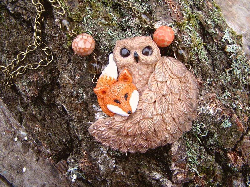 Halskette Eule Und Fuchs Anhänger Tiere Bronze Ergebnisse Schöne Handgemachten Schmuck Tier Rotfuchs Halskette Eule Und Fuchs Anhänger Tiere Bronze Ergebnisse Schöne Handgemachten Schmuck Tier Rotfuchs von HandStudioUA