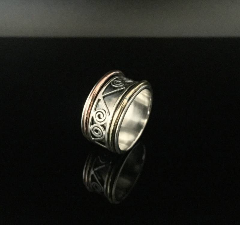 Kupfer & Messing, Größe 9 von HandandMindSilver