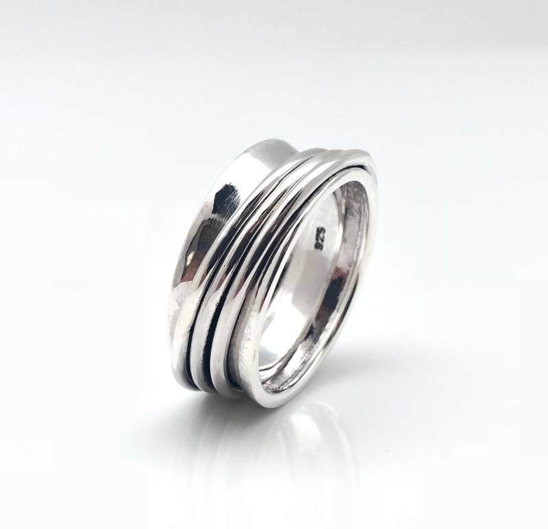 Ring Aus Sterling Silber - 8 Mm von HandandMindSilver