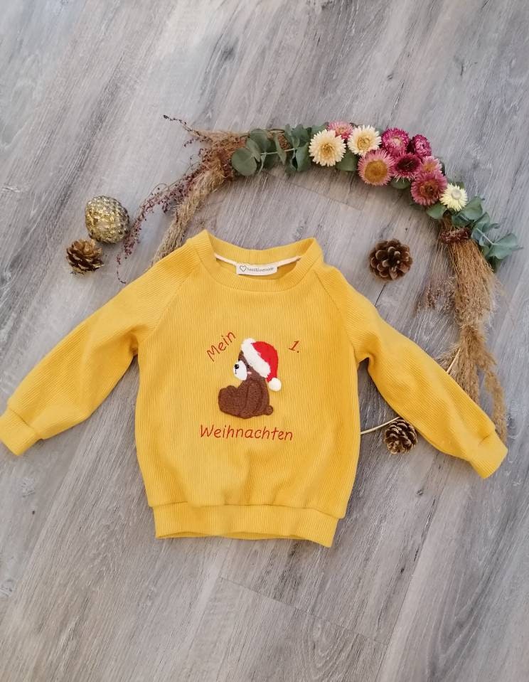 Kinderpullover, Weihnachtspullover von Handandlovemade