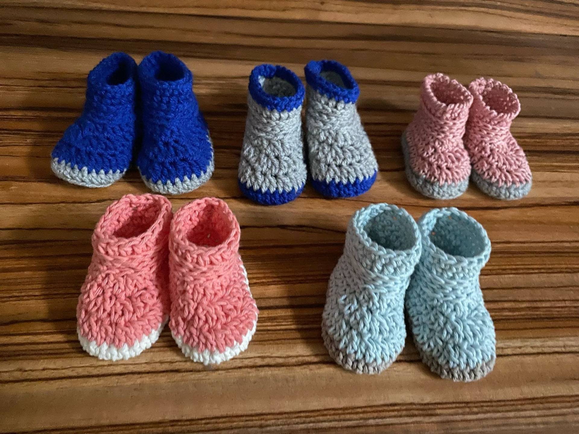 Gehäkelte Babyschühchen Gehäkelte Babyschühchen von HandarbeitausBayern
