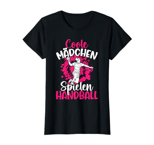 Lustiges Coole Mädchen Spielen Handball Handballerin T-Shirt Lustiges Coole Mädchen Spielen Handball Handballerin T-Shirt von Handball Damen Geschenke