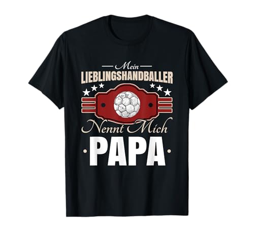 Handball Fanartikel und Stolzer Papa Must Have T-Shirt - Schwarz - S - Herren - Handball Fans, Proud Fathers - Klassisch - Crew Neck - Polyester 100% Handball Fanartikel und Stolzer Papa Must Have T-Shirt - Schwarz - S - Herren - Handball Fans, Proud Fathers - Klassisch - Crew Neck - Polyester 100% von Handball Fanartikel und Stolzer Papa Must Have