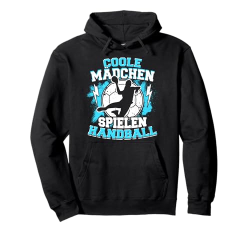 Handballerin Handballer Coole Mädchen Spielen Handball Pullover Hoodie von Handball Geschenke Mädchen Frauen Kinder