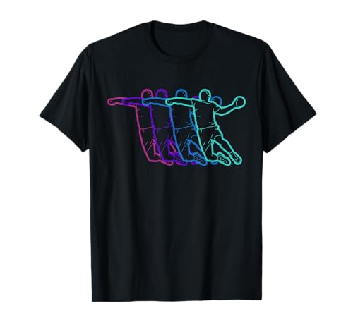 Handball Tshirt Männer Frauen Handballer Handballfan T-Shirt von Handball Handballer Handballspieler Herren Damen