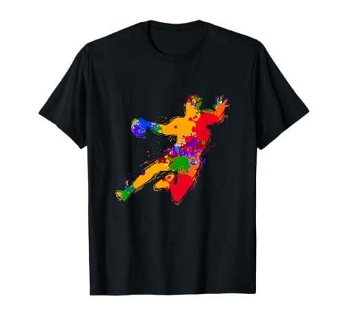 Handball Tshirt Männer Handballfan Frauen Handballer T-Shirt Handball Tshirt Männer Handballfan Frauen Handballer T-Shirt von Handball Handballer Herren Damen Handballspieler
