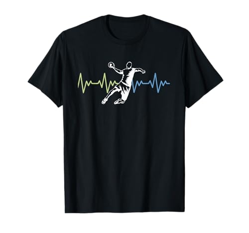 Handball Player Men's Boys Children's T-Shirt Handball Player Men's Boys Children's T-Shirt von Handball Heartbeat Sport Design Tee