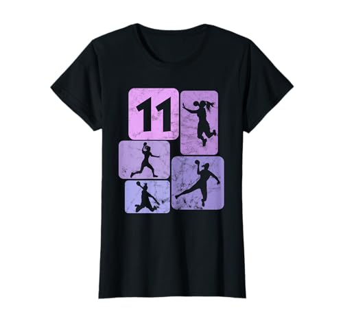 11. Geburtstag Handballer 11 Jahre Mädchen Handball T-Shirt 11. Geburtstag Handballer 11 Jahre Mädchen Handball T-Shirt von Handball Mädchen Geschenke Kinder Geburtstagsshirt