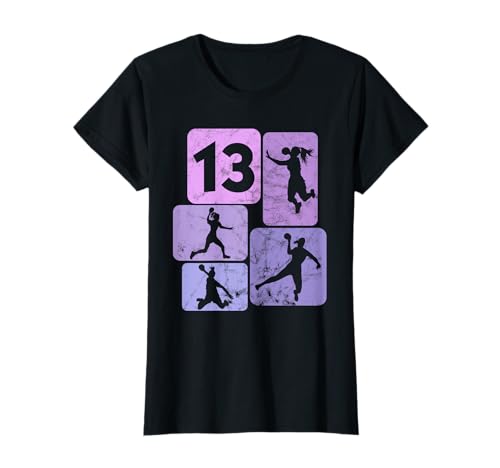 13. Geburtstag Handballer 13 Jahre Mädchen Handball T-Shirt 13. Geburtstag Handballer 13 Jahre Mädchen Handball T-Shirt von Handball Mädchen Geschenke Kinder Geburtstagsshirt