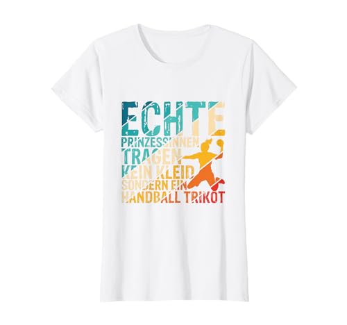 Echte Prinzessinnen Tragen Kein Kleid Handball Trikot Frauen T-Shirt von Handball Prinzessin Bekleidung & Designs