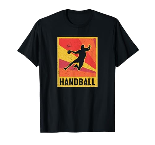 Handball Retro Vintage T-Shirt Team Geschenk Fans Teams T-Shirt Handball Retro Vintage T-Shirt Team Geschenk Fans Teams T-Shirt von Handball Spieler, Trainer Shirts & Fan Geschenke