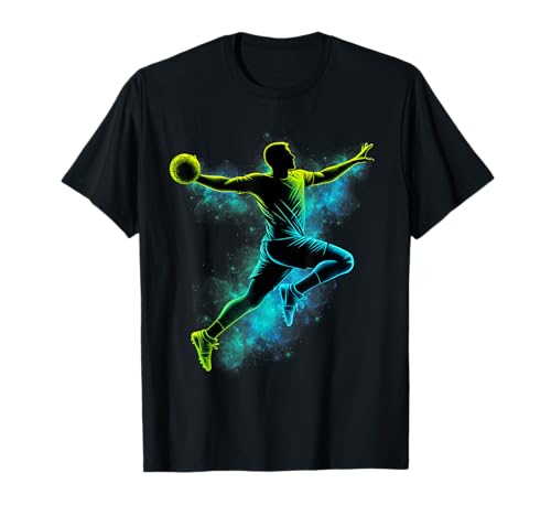 Handball Player Men's Boys Children's T-Shirt Handball Player Men's Boys Children's T-Shirt von Handball Sport Design Outfit