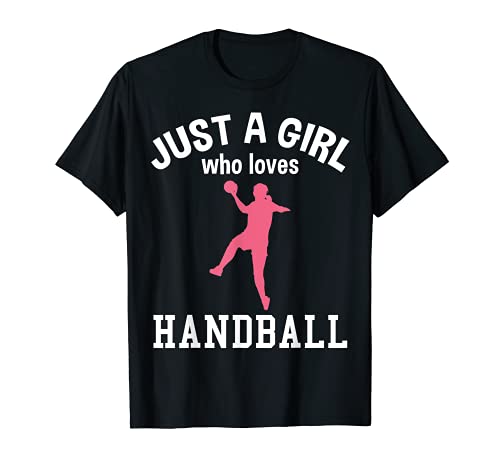 Handball Handballerin Beachhandball Damen Mädchen Spruch T-Shirt von Handball Zubehör Bekleidung Für Frauen Und Mädchen