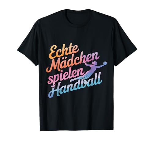 Handballer Damen T-Shirt Schwarz EU S Mädchen Handball Sport Handballspieler Handballer Damen T-Shirt Schwarz EU S Mädchen Handball Sport Handballspieler von Handballer Handball Sport Handballspieler