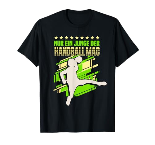 Nur Ein Junge Der Handball Mag Handball Kinder T-Shirt Nur Ein Junge Der Handball Mag Handball Kinder T-Shirt von Handballer Kleidung Handball Geschenke